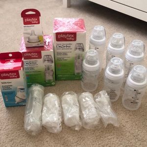 Playtex baby bottle set